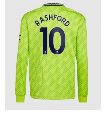 Manchester United Marcus Rashford #10 Tredjedrakt 2022-23 Langermet